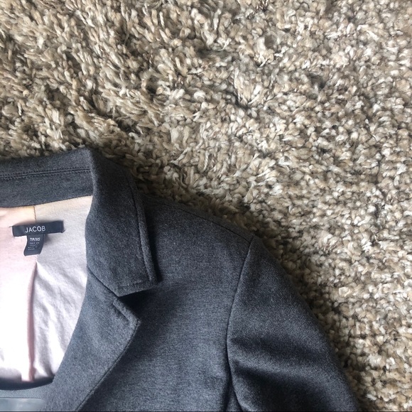 JACOB - Grey Jersey Blazer - Picture 3 of 4